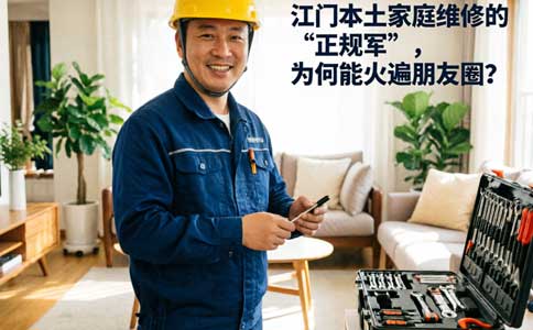 江维安：江门本土家庭维修的“正规军”，为何能火遍朋友圈？
