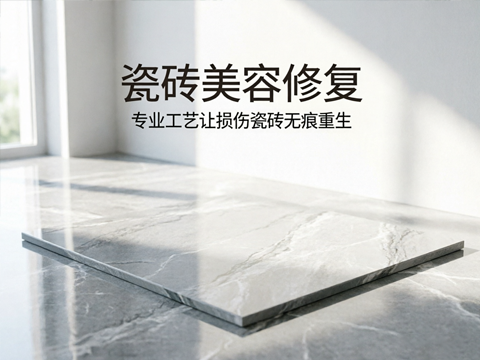 瓷砖美容修复：专业工艺让损伤瓷砖“无痕重生”